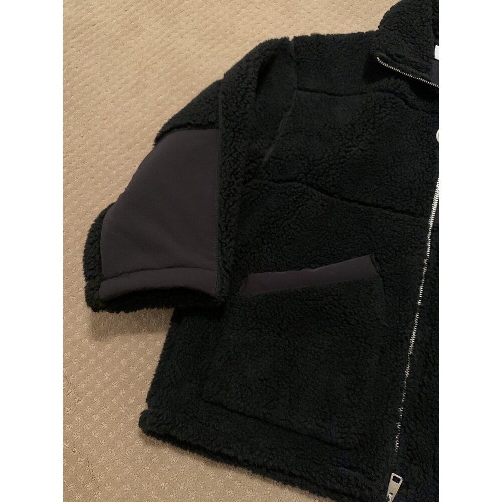 AMI Paris Alexandre Mattiussi Ami De Coeur Heart Fleece Jacket Black XXL - Picture 2 of 11